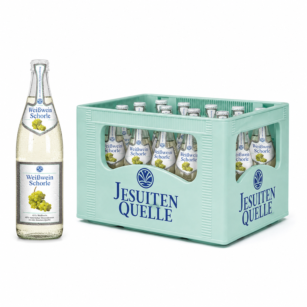 JESUITEN QUELLE WEIßWEIN SAUER SPRIZZ  20 x 0,5 LITER